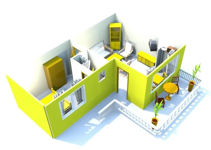 Rustikale Mit Balkon Und Meerblick Daire *