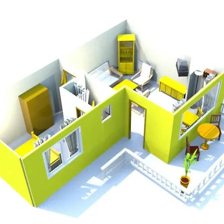 Rustikale Mit Balkon Und Meerblick Apartment *